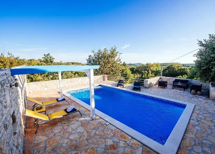 My Dalmatia - Korlat With Private Pool Semesterbostad